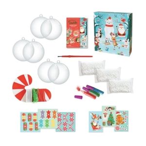 Box CanDIY Totally Santa Make Your Own Ornaments Set of 3 - Arts & Crafts